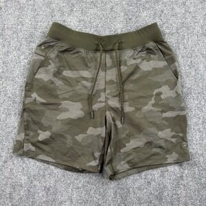 Lululemon T.H.E. Short Medium Linerless 7 Variegated Mesh Camo Max Men's